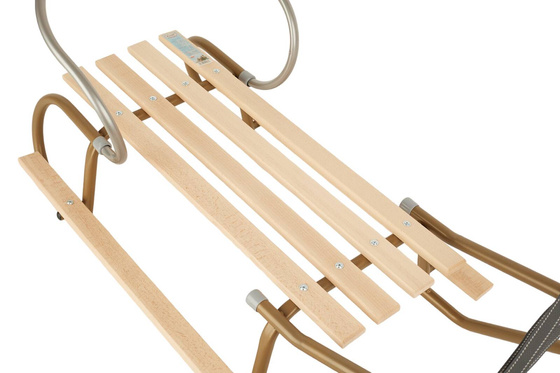 Sanki DUO-MAX duże sanki z podnóżkami+materacyk