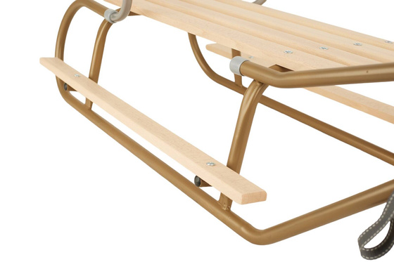 Sanki DUO-MAX duże sanki z podnóżkami+materacyk