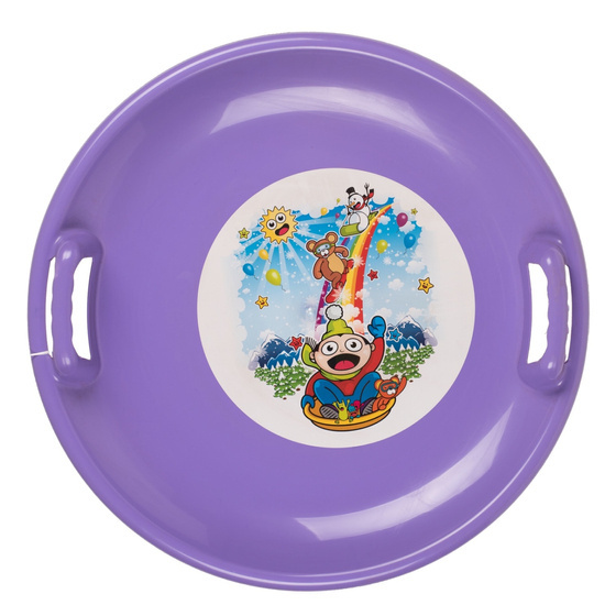 Talerz zjazdowy - okrągły z uchwytami