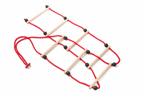 Drabinka pojedyncza drewniana do zawieszenia