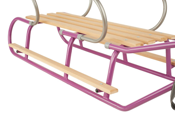 Sanki dla dwójki rodzeństwa z podnóżkami