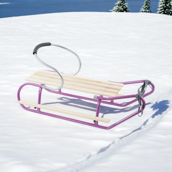 Sanki DUO-MAX duże sanki z podnóżkami