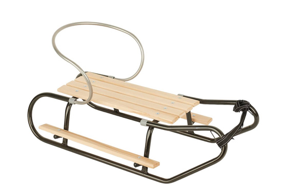 Sanki z podnóżkami i oparciem