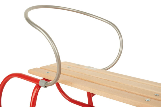 Sanki z podnóżkami i oparciem