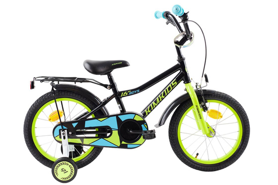 Rower chłopięcy 16" czarny