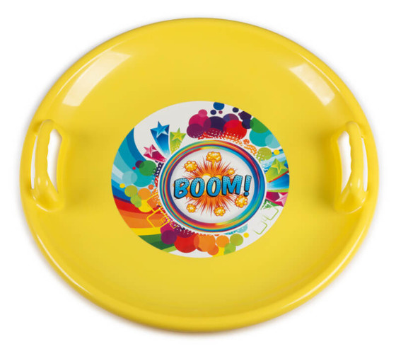 Talerz zjazdowy - okrągły z uchwytami