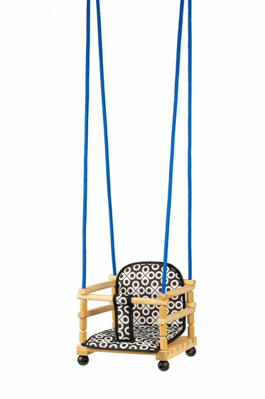 Huśtawka drewniana z materacykiem