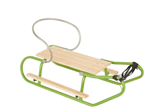 Sanki z podnóżkami i oparciem