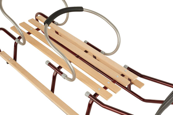 Sanki dla dwójki rodzeństwa z podnóżkami