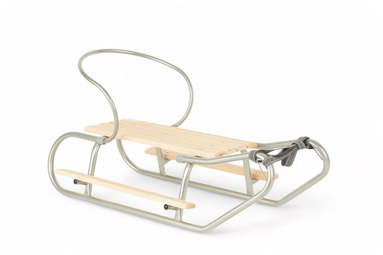 Sanki z podnóżkami i oparciem