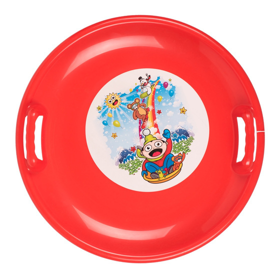 Talerz zjazdowy - okrągły z uchwytami