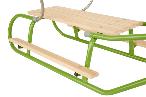 Sanki z podnóżkami i oparciem