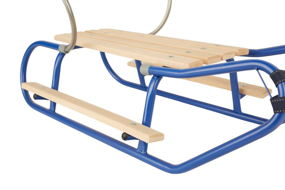 Sanki z podnóżkami i oparciem