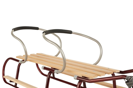 Sanki dla dwójki rodzeństwa z podnóżkami