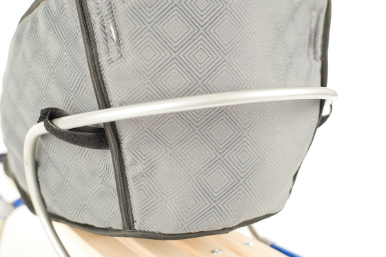 Sanki z podnóżkami i oparciem+materacyk