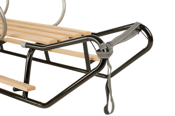 Sanki dla dwójki rodzeństwa z podnóżkami