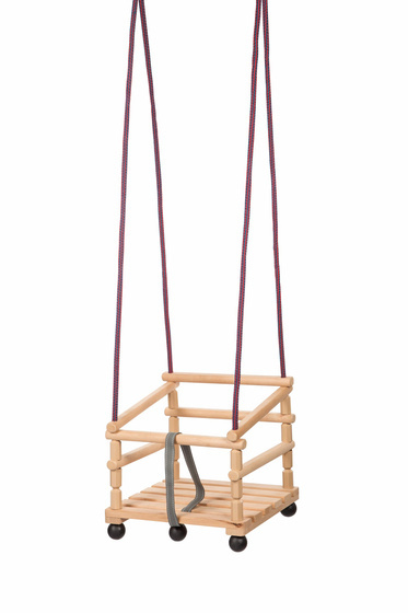 Huśtawka drewniana naturalna