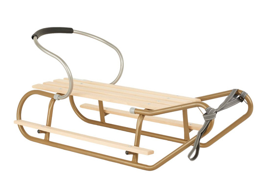 Sanki DUO-MAX duże sanki z podnóżkami+materacyk