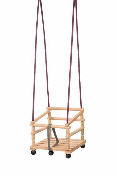 Huśtawka drewniana naturalna