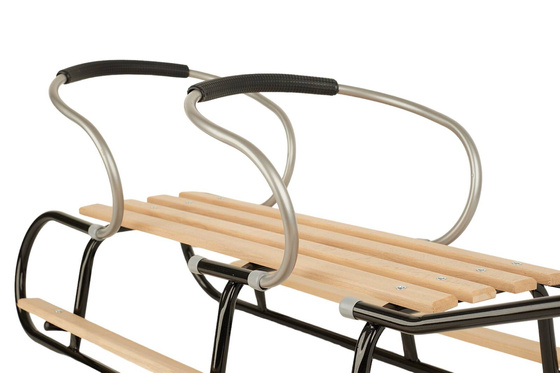 Sanki dla dwójki rodzeństwa z podnóżkami