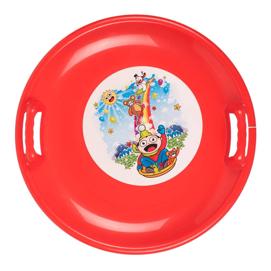 Talerz zjazdowy - okrągły z uchwytami