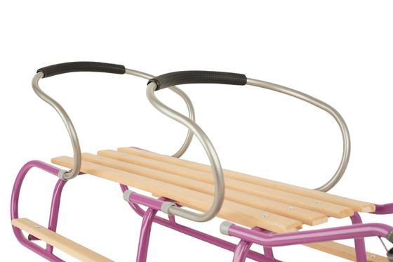 Sanki dla dwójki rodzeństwa z podnóżkami