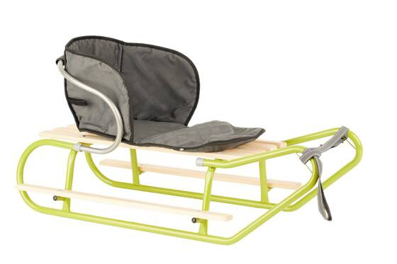 Sanki DUO-MAX duże sanki z podnóżkami+materacyk