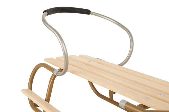 Sanki DUO-MAX duże sanki z podnóżkami+materacyk