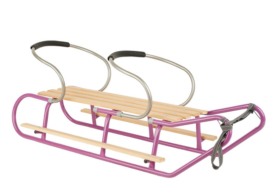 Sanki dla dwójki rodzeństwa z podnóżkami